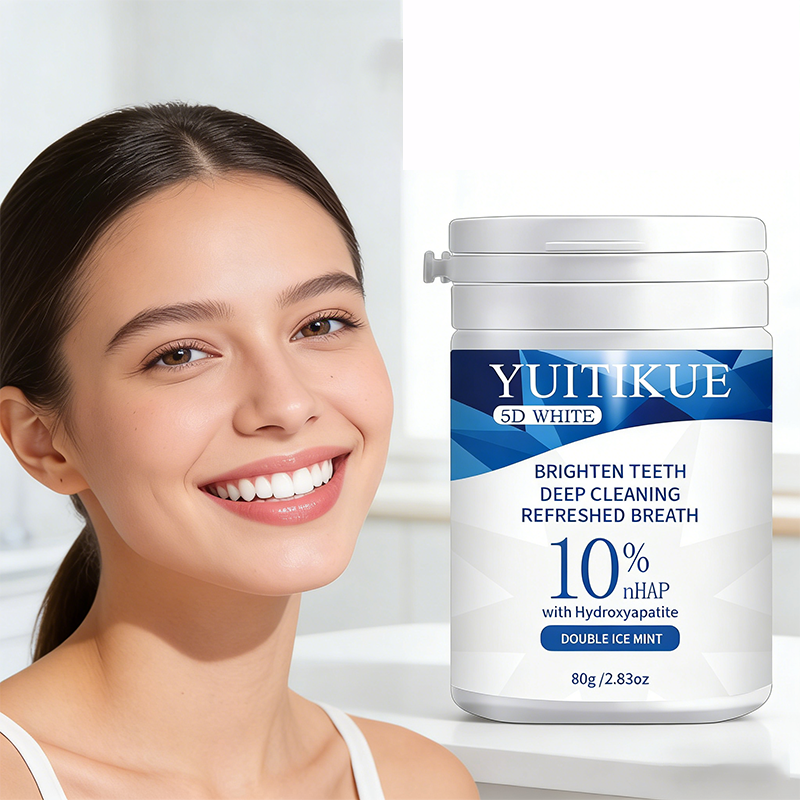 Hydroxyapatite Toothpaste - YUITIKUE Hydroxyapatite Tooth Powder - 5D