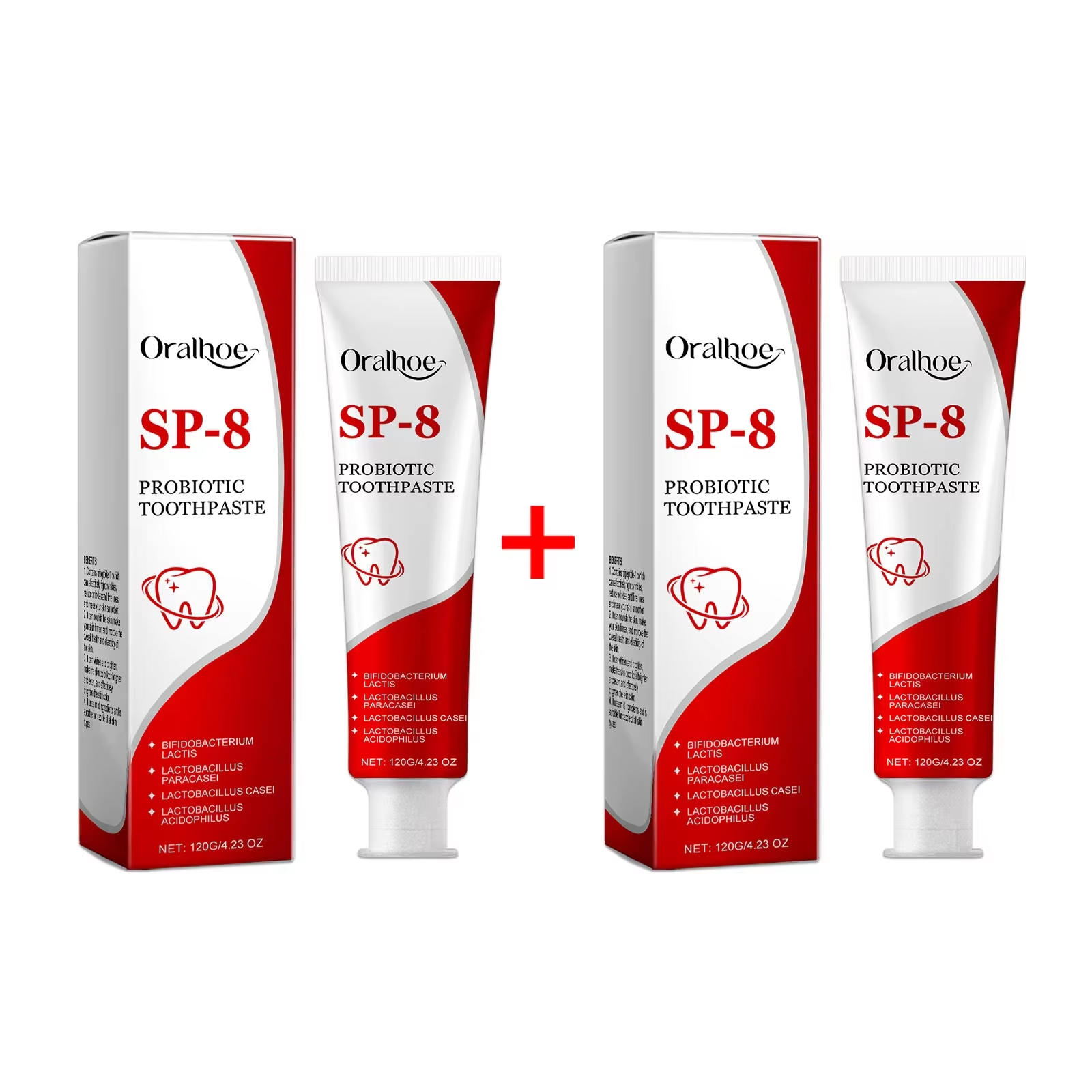 Teeth Whitening Cream - Sp-8 Probiotic Toothpaste Brightening Mint Fresh