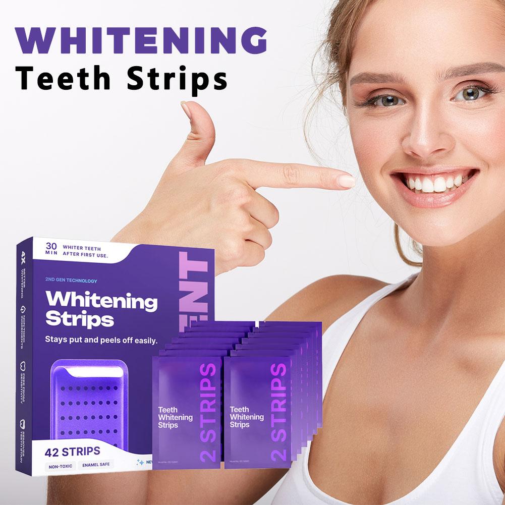 Teeth Whitening Opalescence - Peroxide Free Oral Strips for Brighter