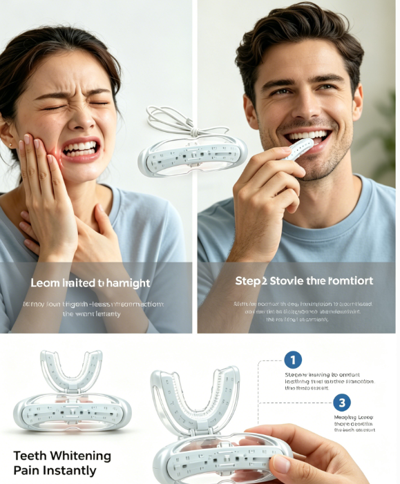 Teeth Whitening Laser Treatment - LED laser therapy-Laser treatment kills bacteria