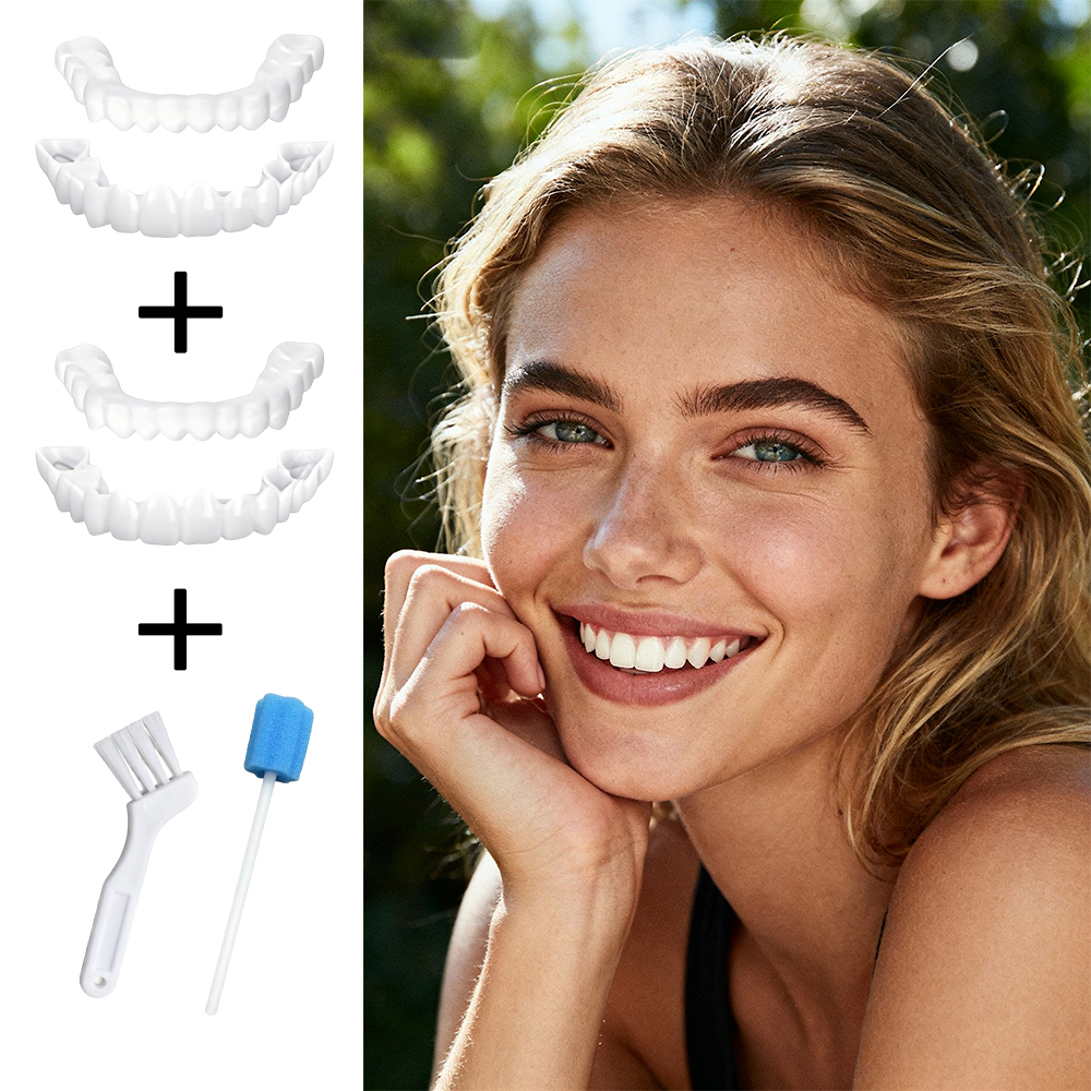 Teeth Whitening Uneven - Defect Repair Teeth Veneers, Temporary Whitening