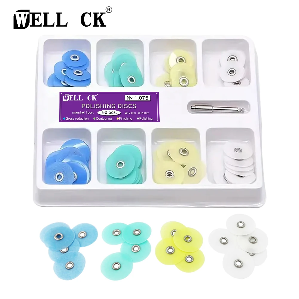 Teeth Whitening Professional - WELLCK Dental Polishing Discs Gross Reduction