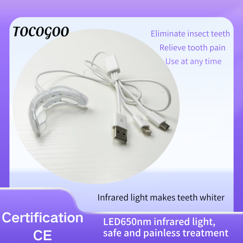 Teeth Whitening Laser Treatment - LED laser therapy-Laser treatment kills bacteria