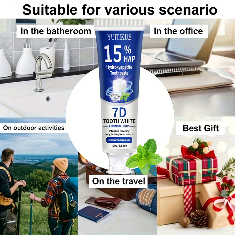 YUITIKUE 15% HAP Hydroxyapatit - огляд і ціна Hydroxyapatite Toothpaste