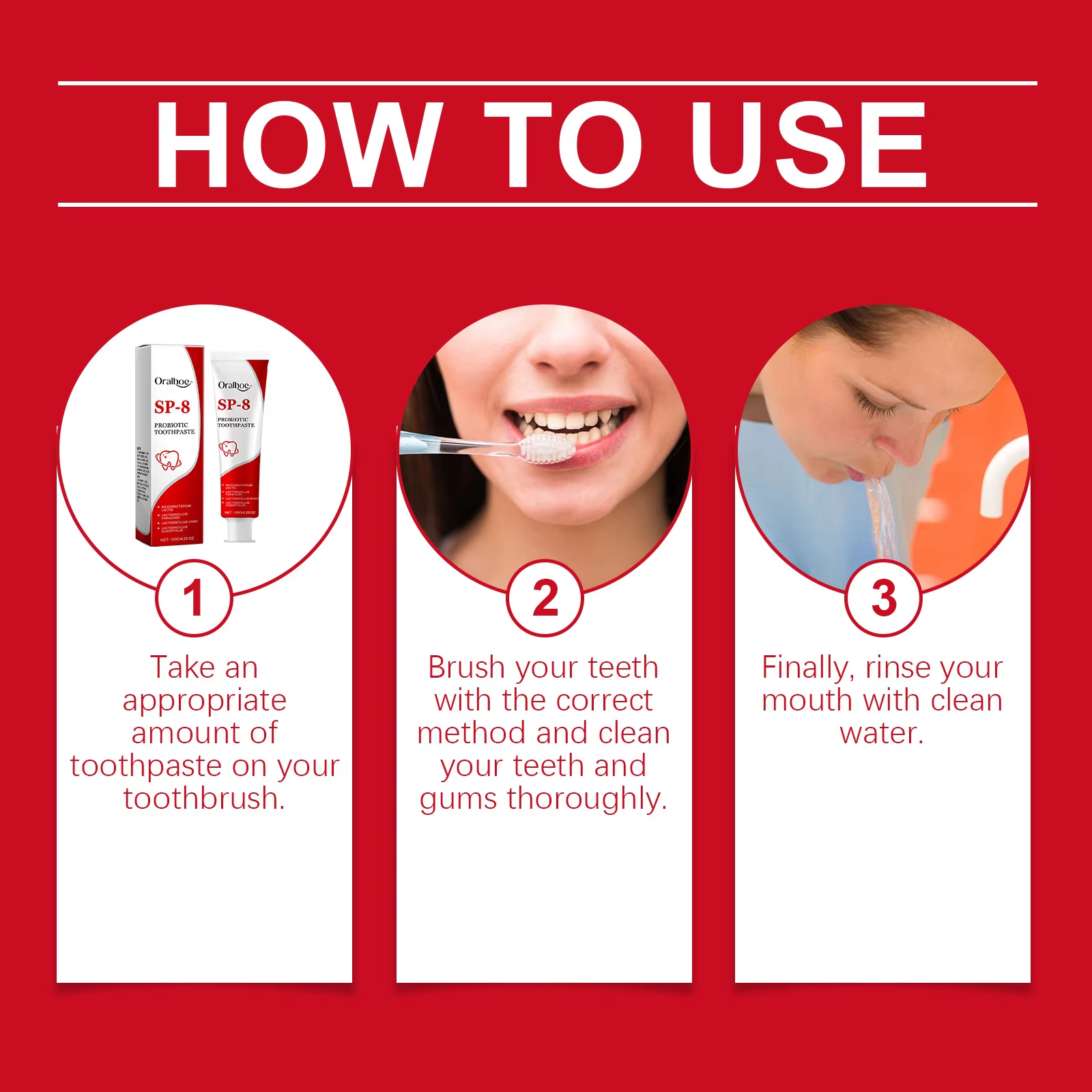Sp-8 Probiotic Toothpaste Brig - огляд і ціна Teeth Whitening Cream