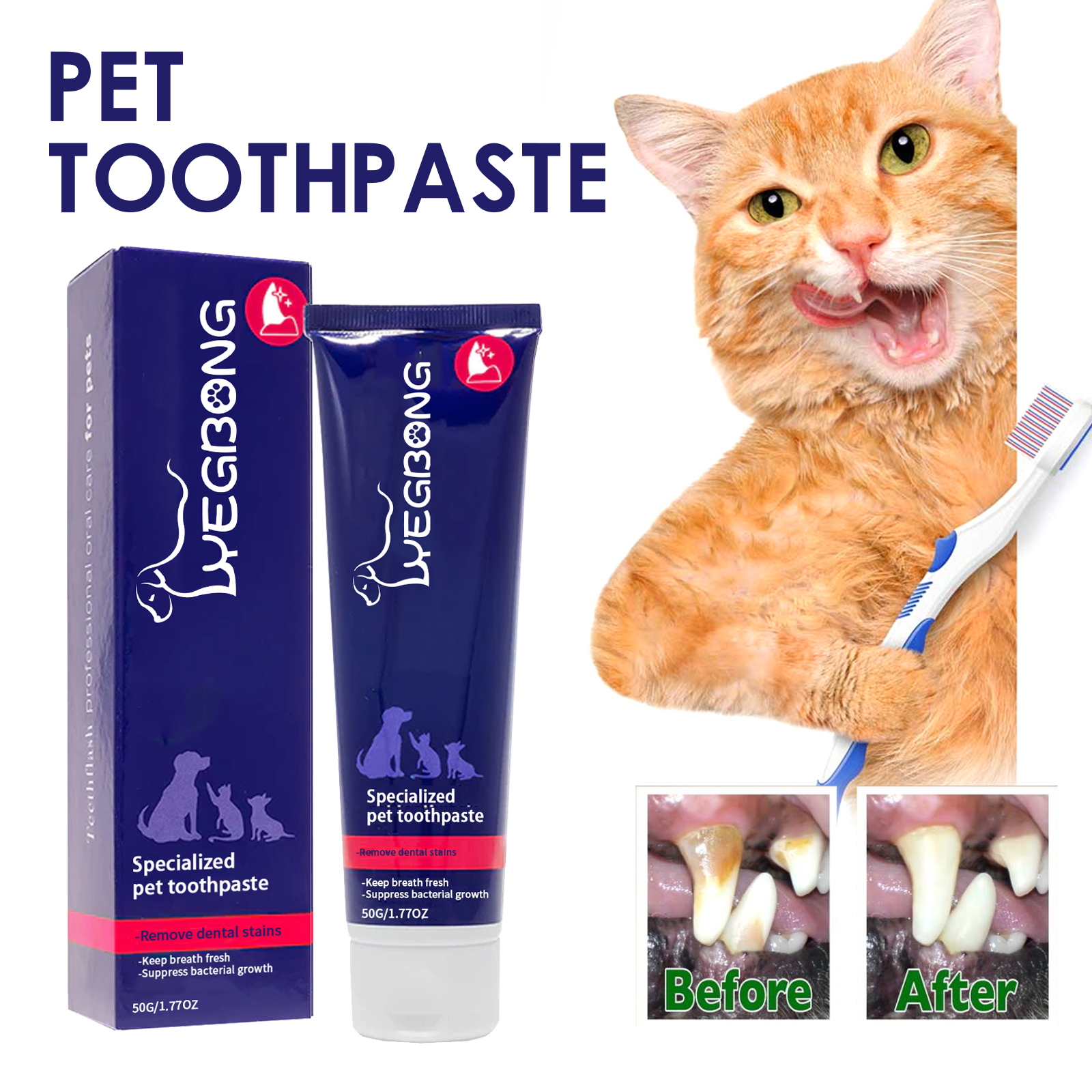 Pet Toothpaste Reduce Tartar R - огляд і ціна Teeth Whitening Cream