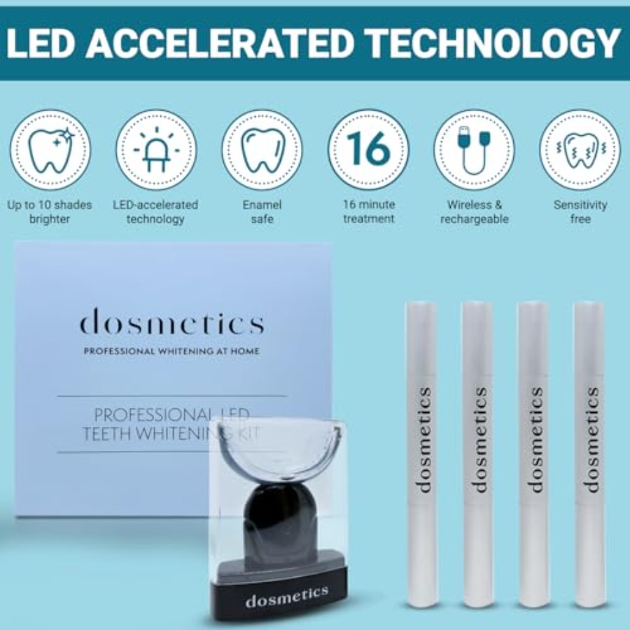 Teeth Whitening Kit with LED L - огляд і ціна Teeth Whitening Kit With Light