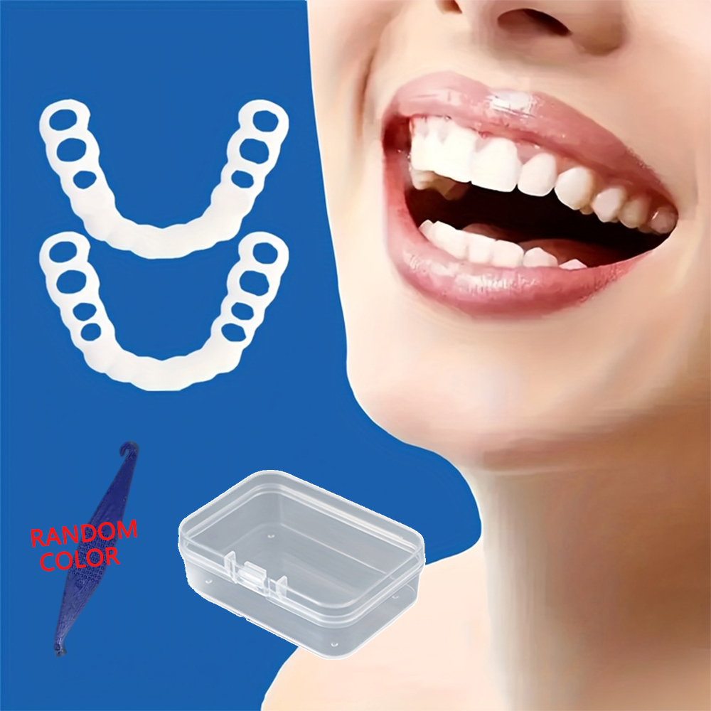 Reusable Temporary False Teeth - огляд і ціна Teeth Whitening Uneven