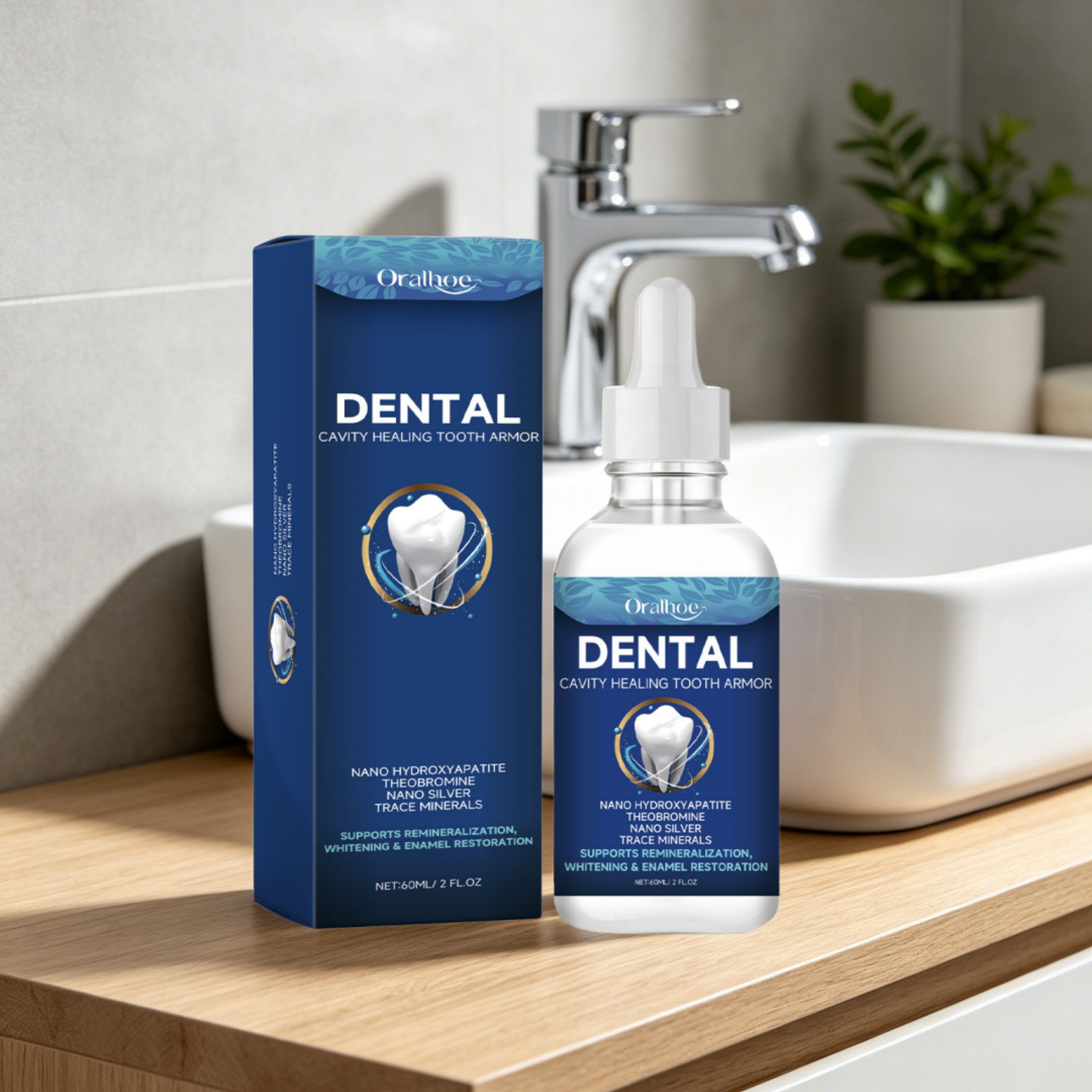 Oralhoe Dental Care Serum Teet - огляд і ціна Remineralizing Toothpaste