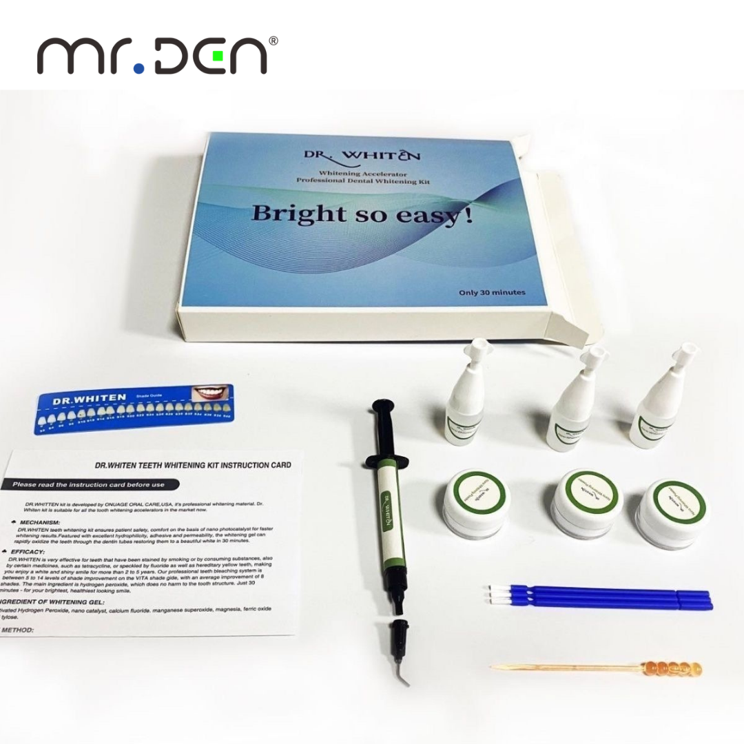 Dr. Whiten 3 Pack Teeth Whiten - огляд і ціна Teeth Whitening Kit With Light