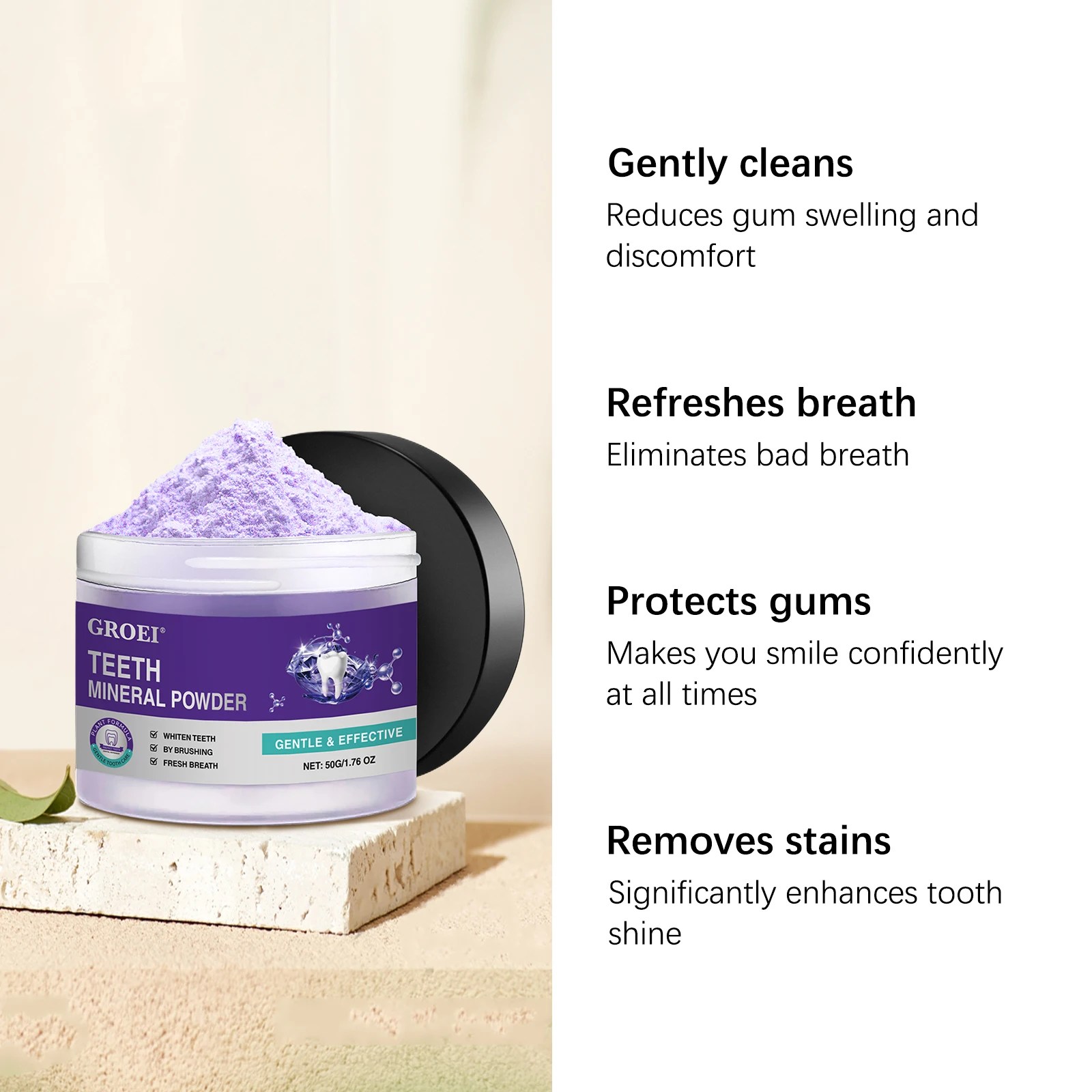 Dental Brightening Powder with - огляд і ціна Hydroxyapatite Toothpaste