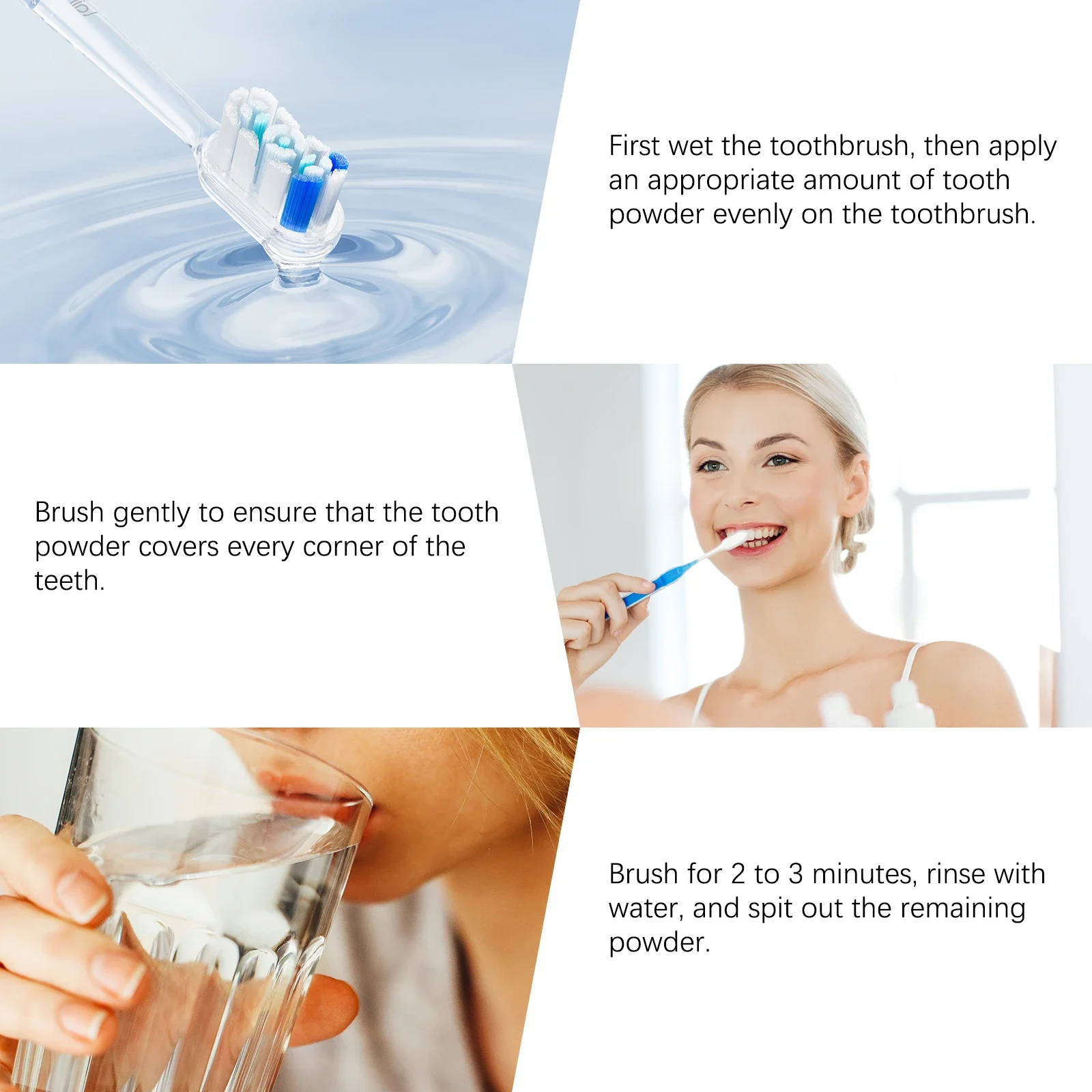 Dental Brightening Powder with - огляд і ціна Hydroxyapatite Toothpaste