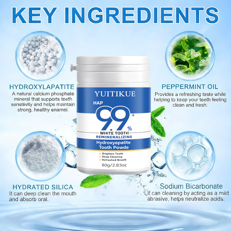 YUITIKUE 99% HAP Hydroxyapatit - огляд і ціна Hydroxyapatite Toothpaste