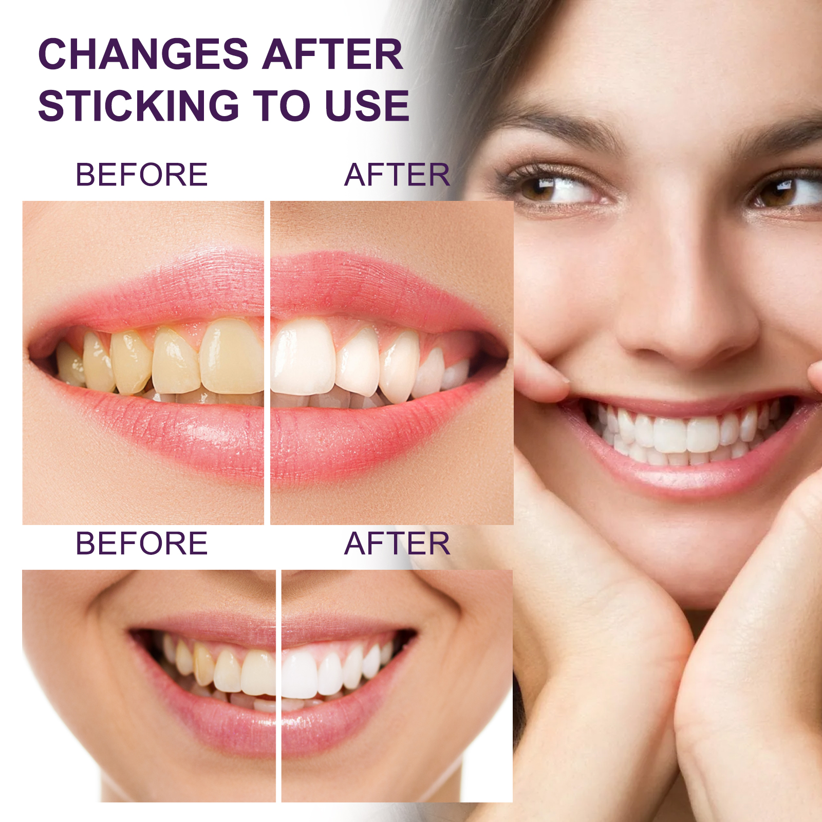 V34 Purple ToothpasteTeeth Whi - огляд і ціна Teeth Whitening Cream