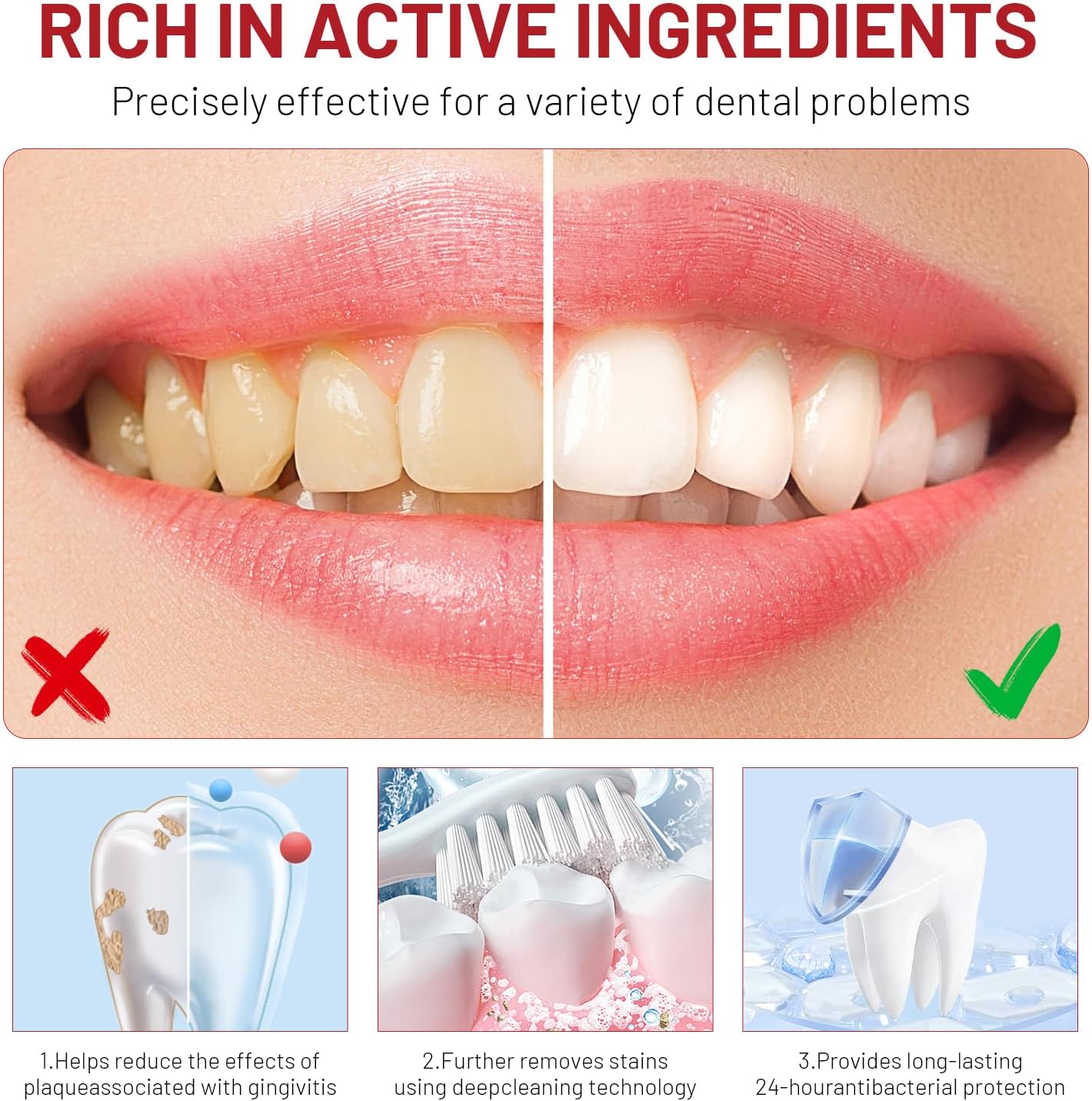 Niacinamide Whitening Toothpas - огляд і ціна Remineralizing Toothpaste