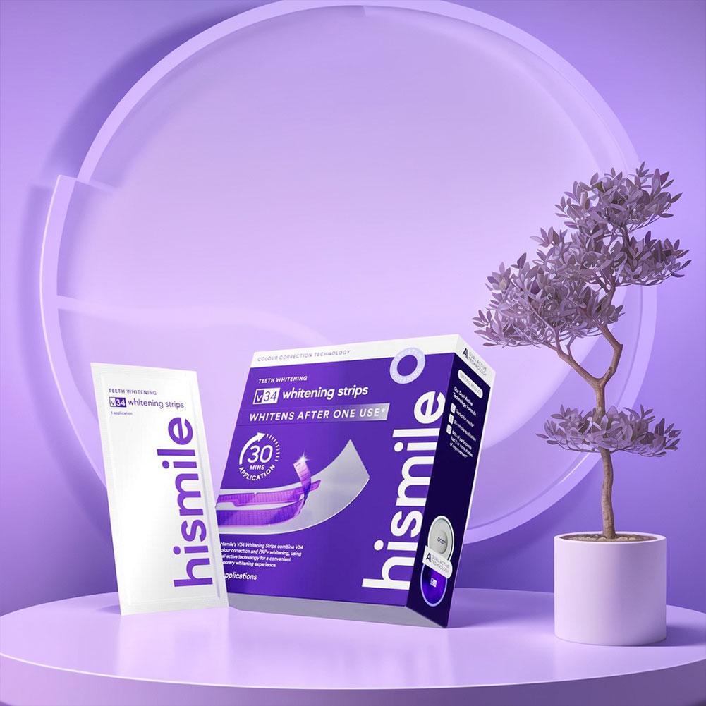 V34 Purple Whitening Toothpast - огляд і ціна Teeth Whitening Cream