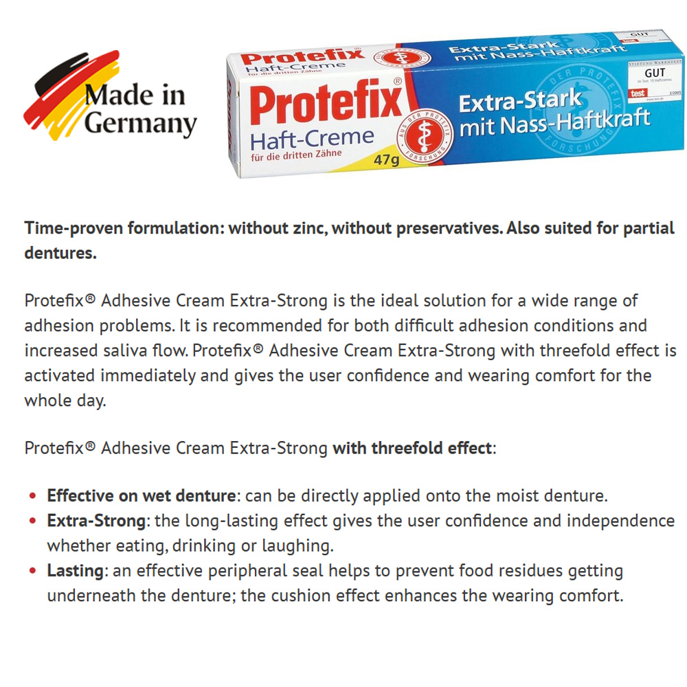 Protefix Adhesive Cream For De - огляд і ціна Teeth Whitening Opalescence