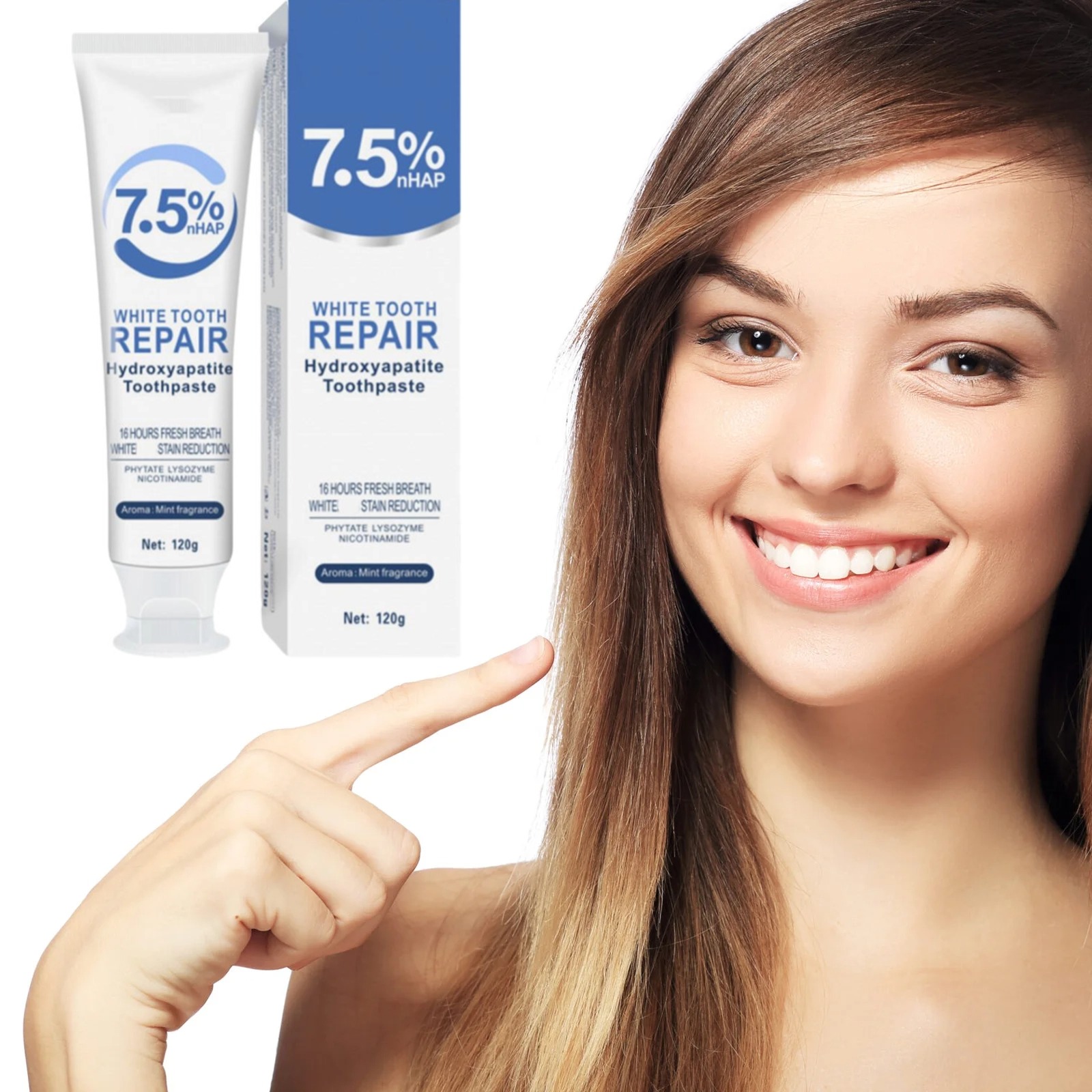 Hydroxyapatite Whitening Tooth - огляд і ціна Hydroxyapatite Toothpaste