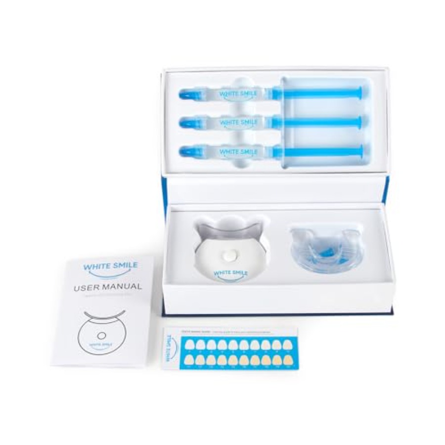 WHITE SMILE Teeth Whitening Ki - огляд і ціна Teeth Whitening Kit With Light