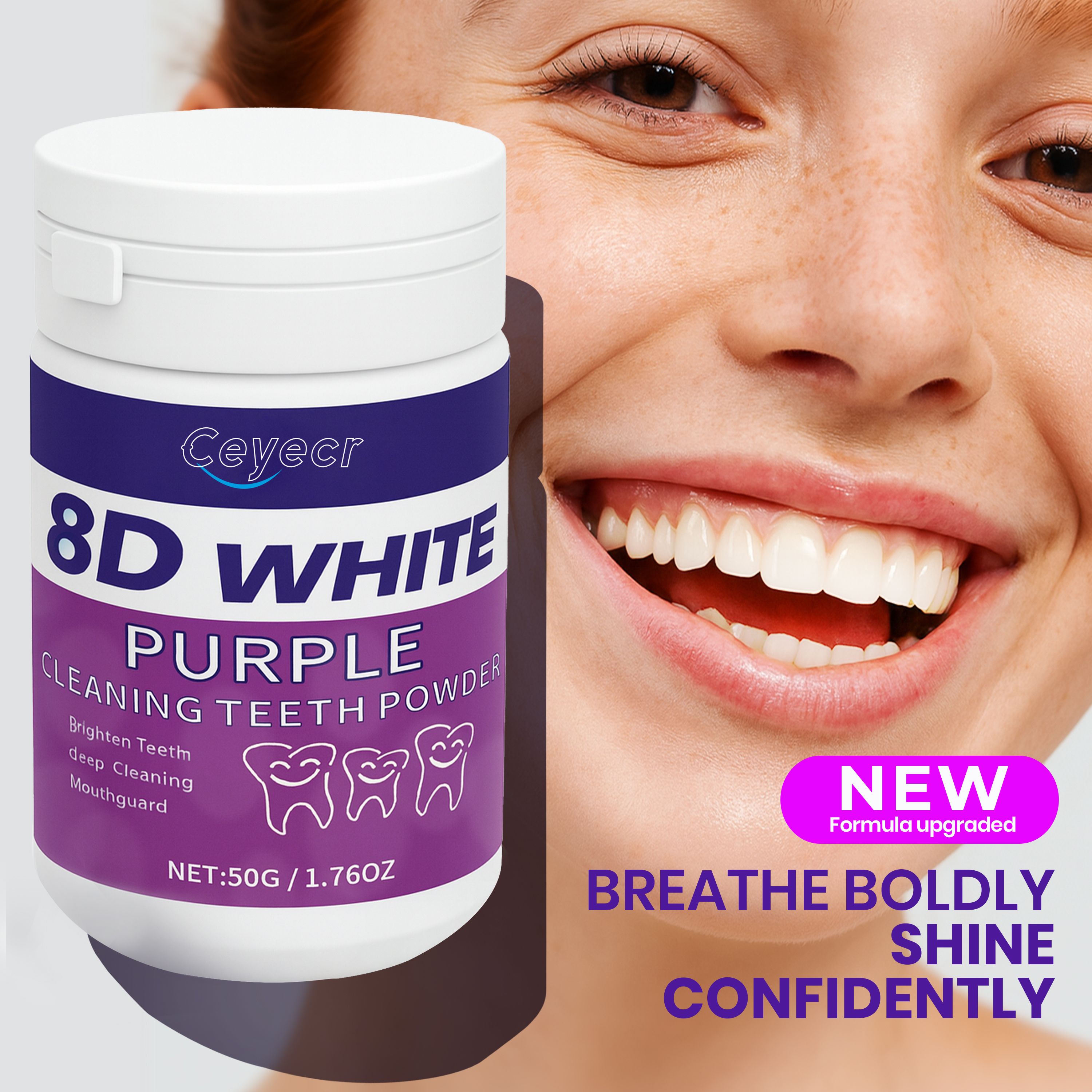 8D white Teeth Whitening Powde - огляд і ціна Teeth Whitening Cream