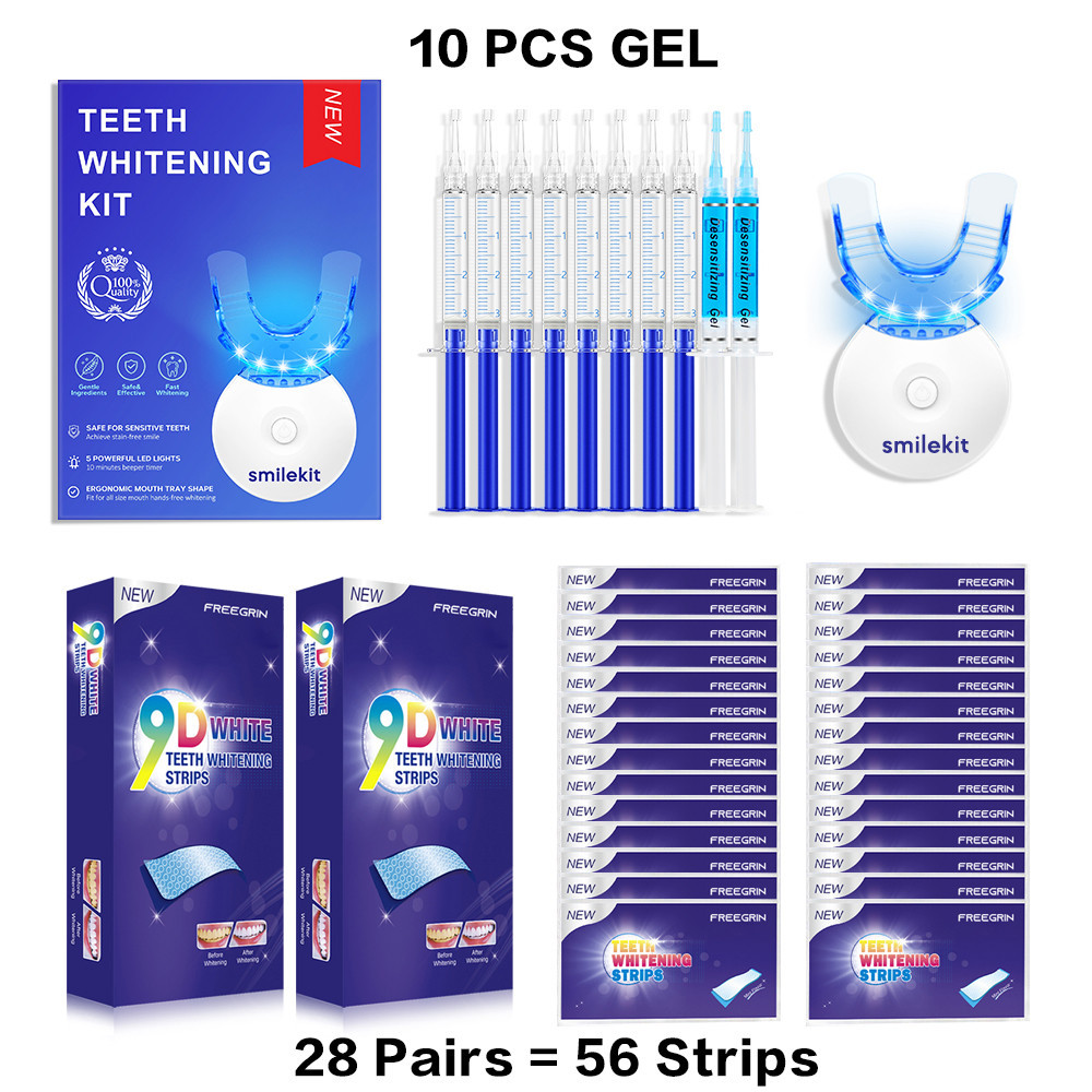 Teeth Whitening Kit - 5X LED L - огляд і ціна Teeth Whitening Kit With Light