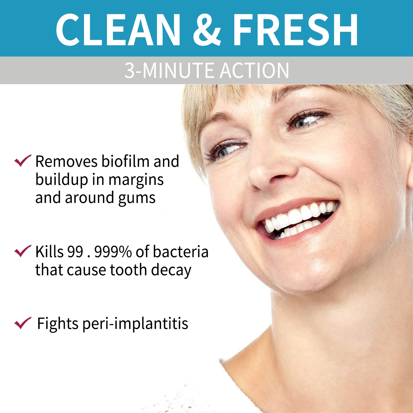 Aligner Denture Cleaner Foam D - огляд і ціна Teeth Whitening Cream