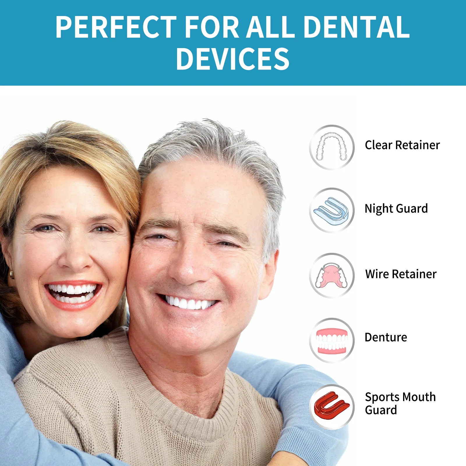 Aligner Denture Cleaner Foam D - огляд і ціна Teeth Whitening Cream
