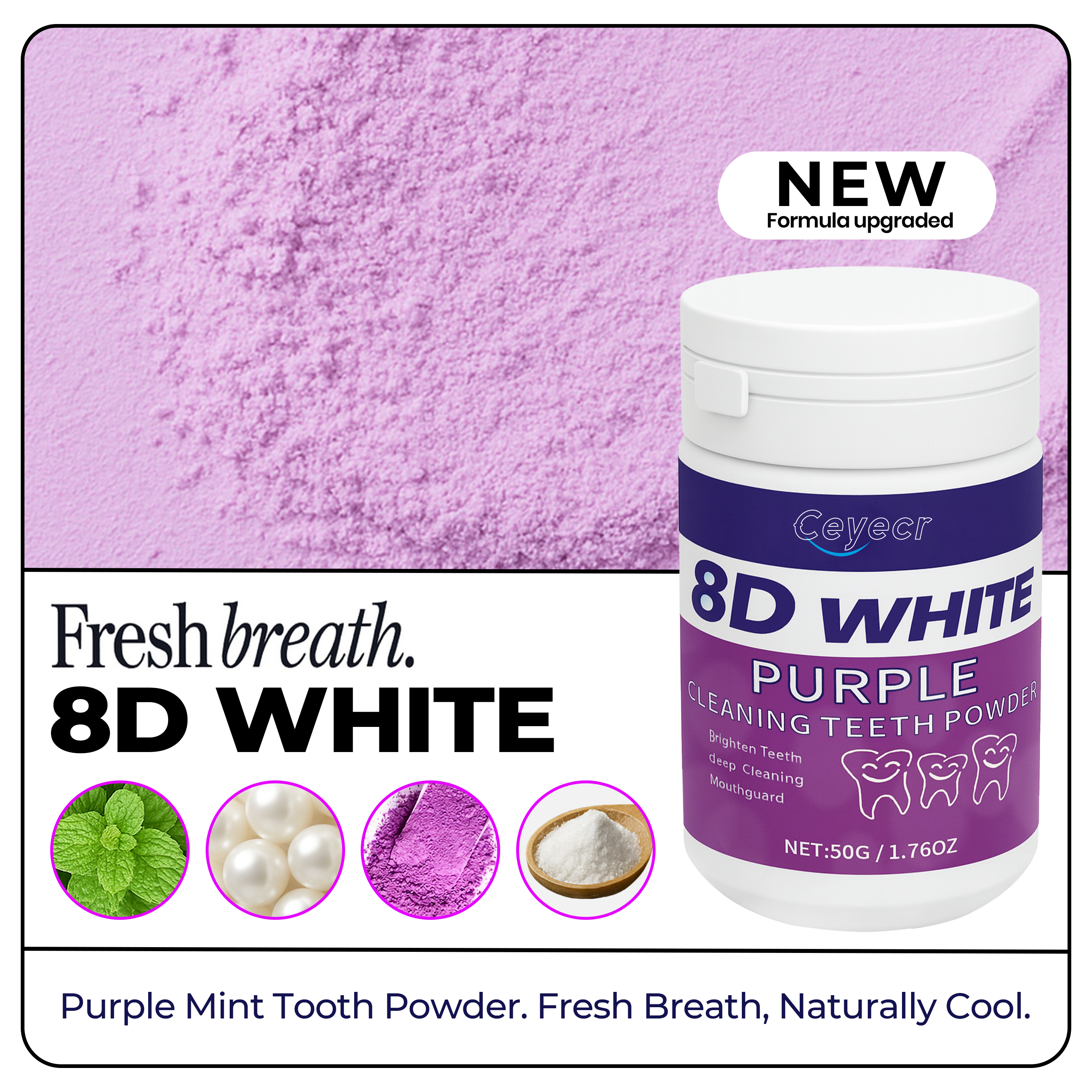 8D white Teeth Whitening Powde - огляд і ціна Remineralizing Toothpaste