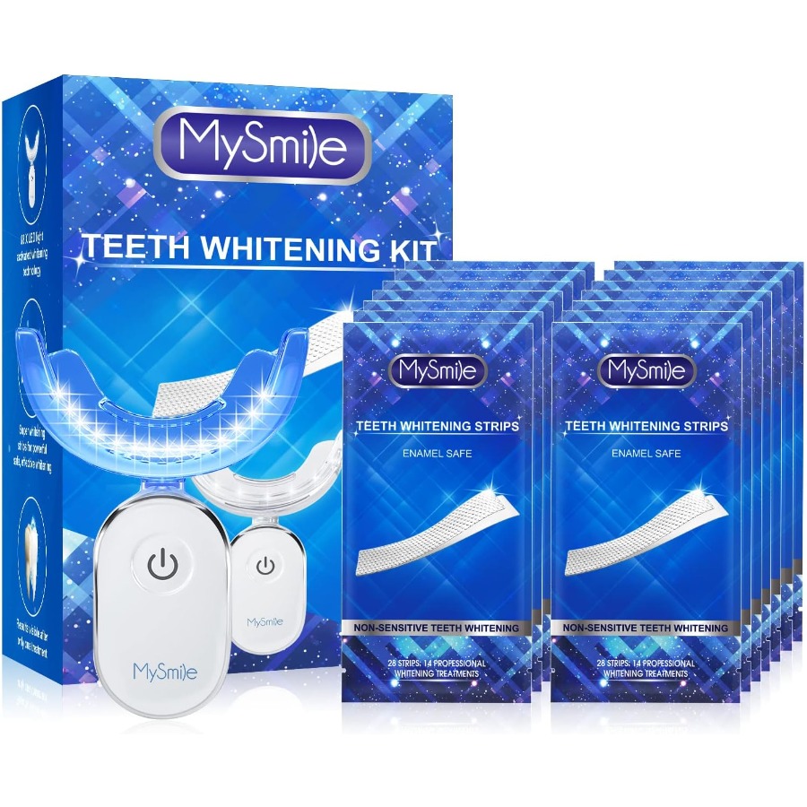 Teeth Whitening Strips Kit wit - огляд і ціна Teeth Whitening Kit With Light