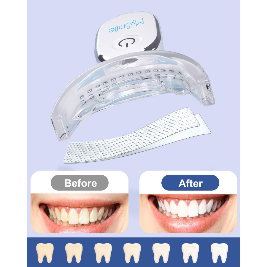 Teeth Whitening Strips Kit wit - огляд і ціна Teeth Whitening Kit With Light