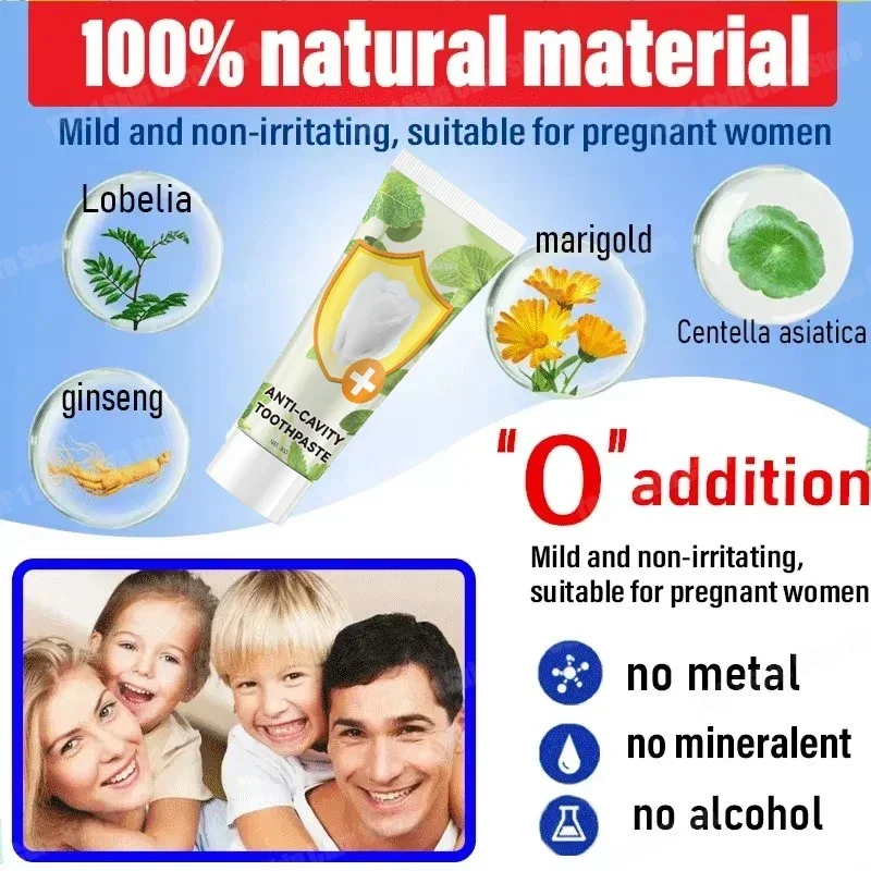 Anti Decay Toothpaste repairs  - огляд і ціна Teeth Whitening Cream