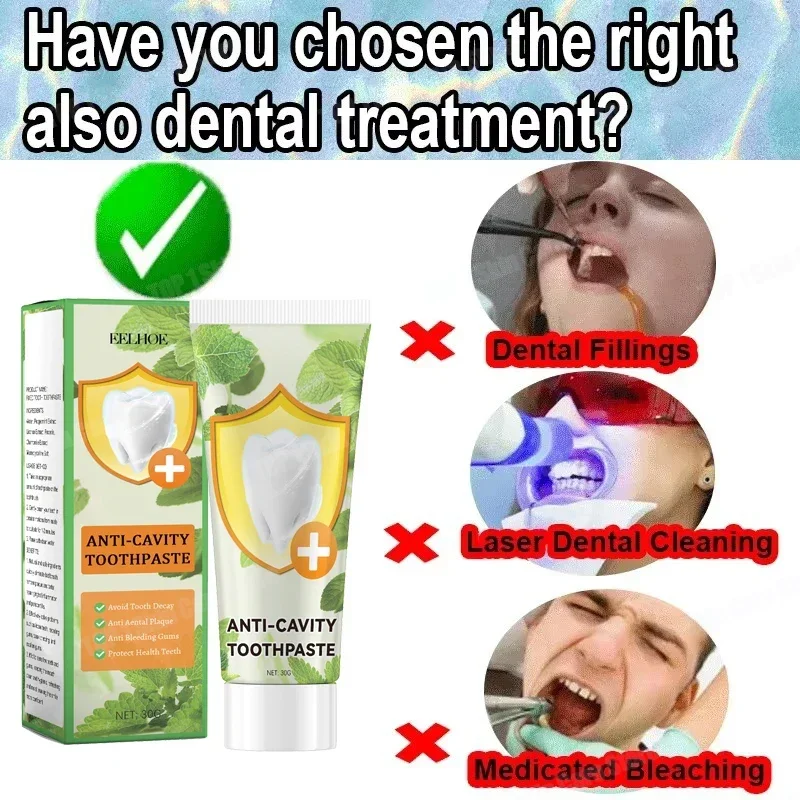 Anti Decay Toothpaste repairs  - огляд і ціна Teeth Whitening Cream