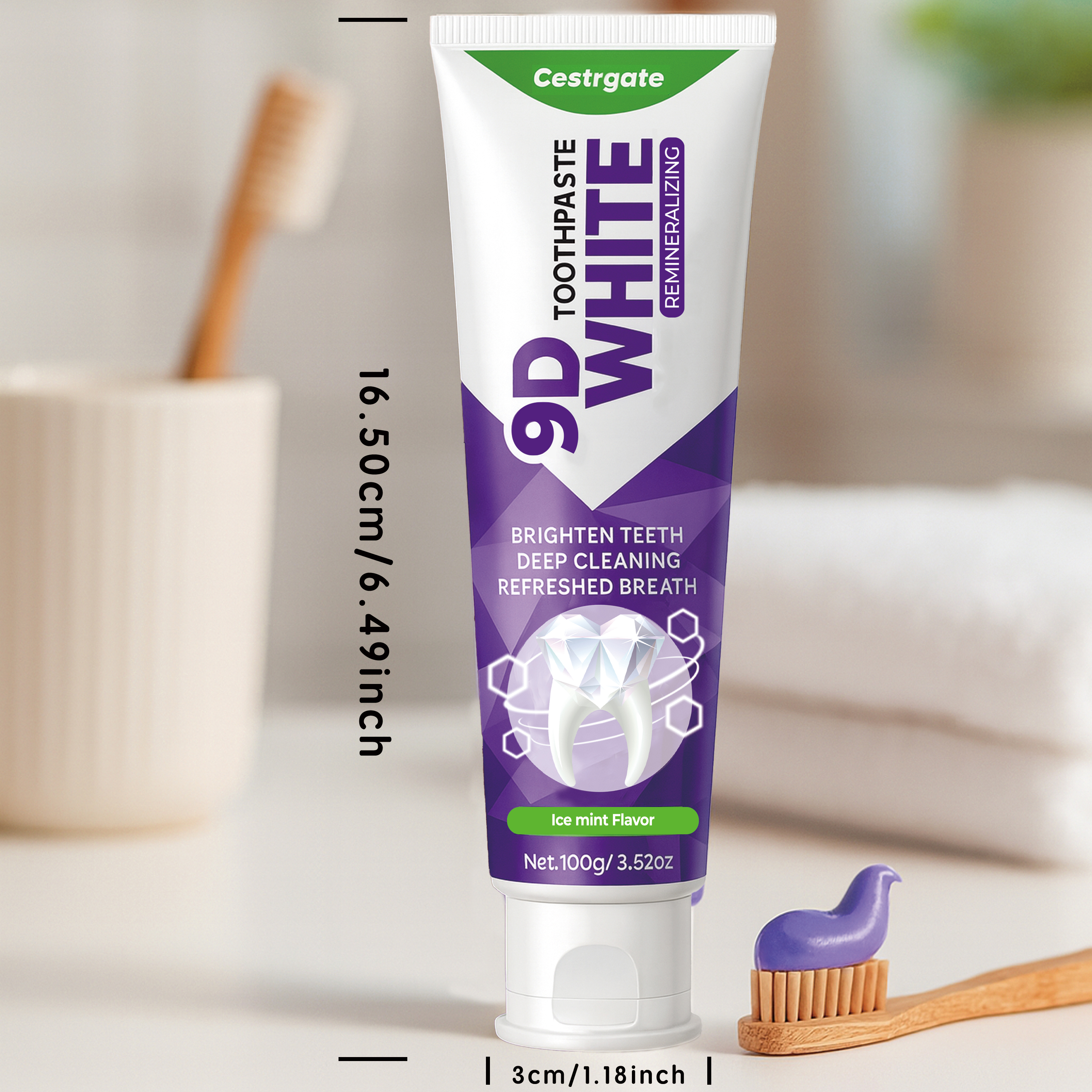 9D White 10% Hydroxyapatite To - огляд і ціна Remineralizing Toothpaste