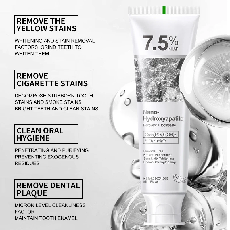 1/3pcs Toothpaste 7.5% Hydroxy - огляд і ціна Remineralizing Toothpaste