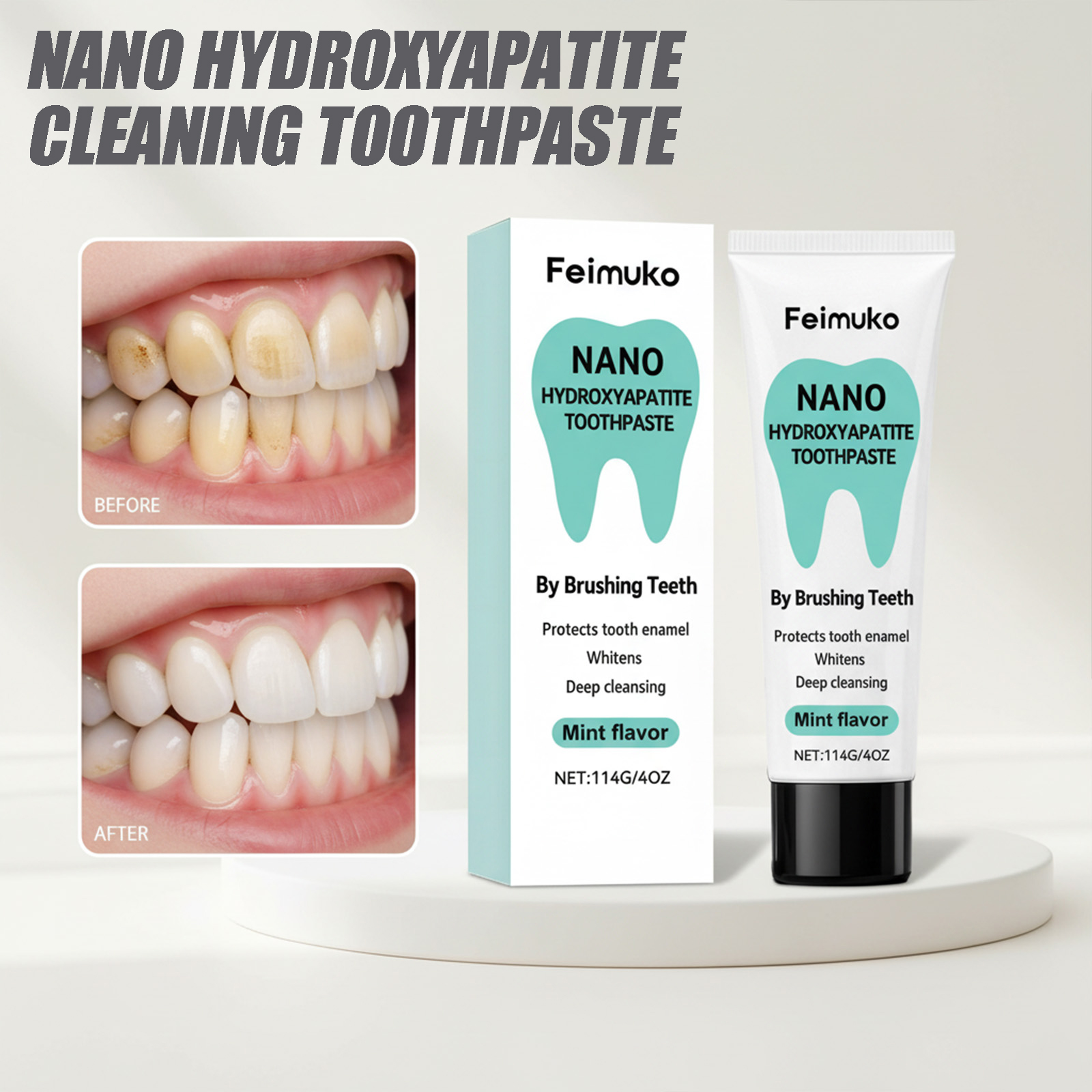 Nano Hydroxyapatite Toothpaste - огляд і ціна Remineralizing Toothpaste