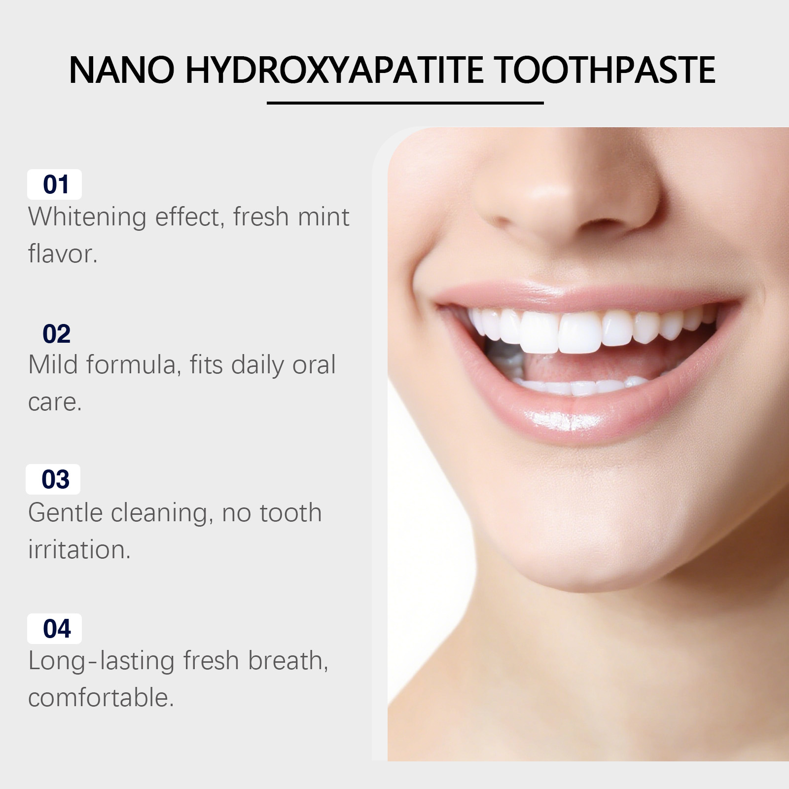 Nano Hydroxyapatite Toothpaste - огляд і ціна Remineralizing Toothpaste