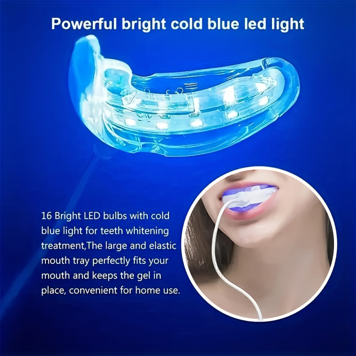 Portable Teeth Whitening Lamp  - огляд і ціна Teeth Whitening Kit With Light