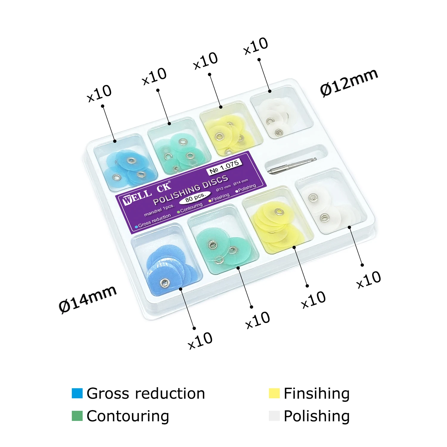WELLCK Dental Polishing Discs  - огляд і ціна Teeth Whitening Professional