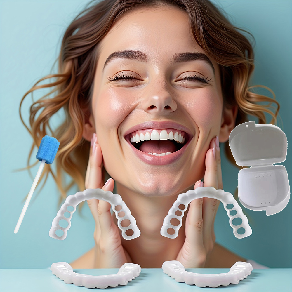 New Reusable Temporary False T - огляд і ціна Teeth Whitening Uneven