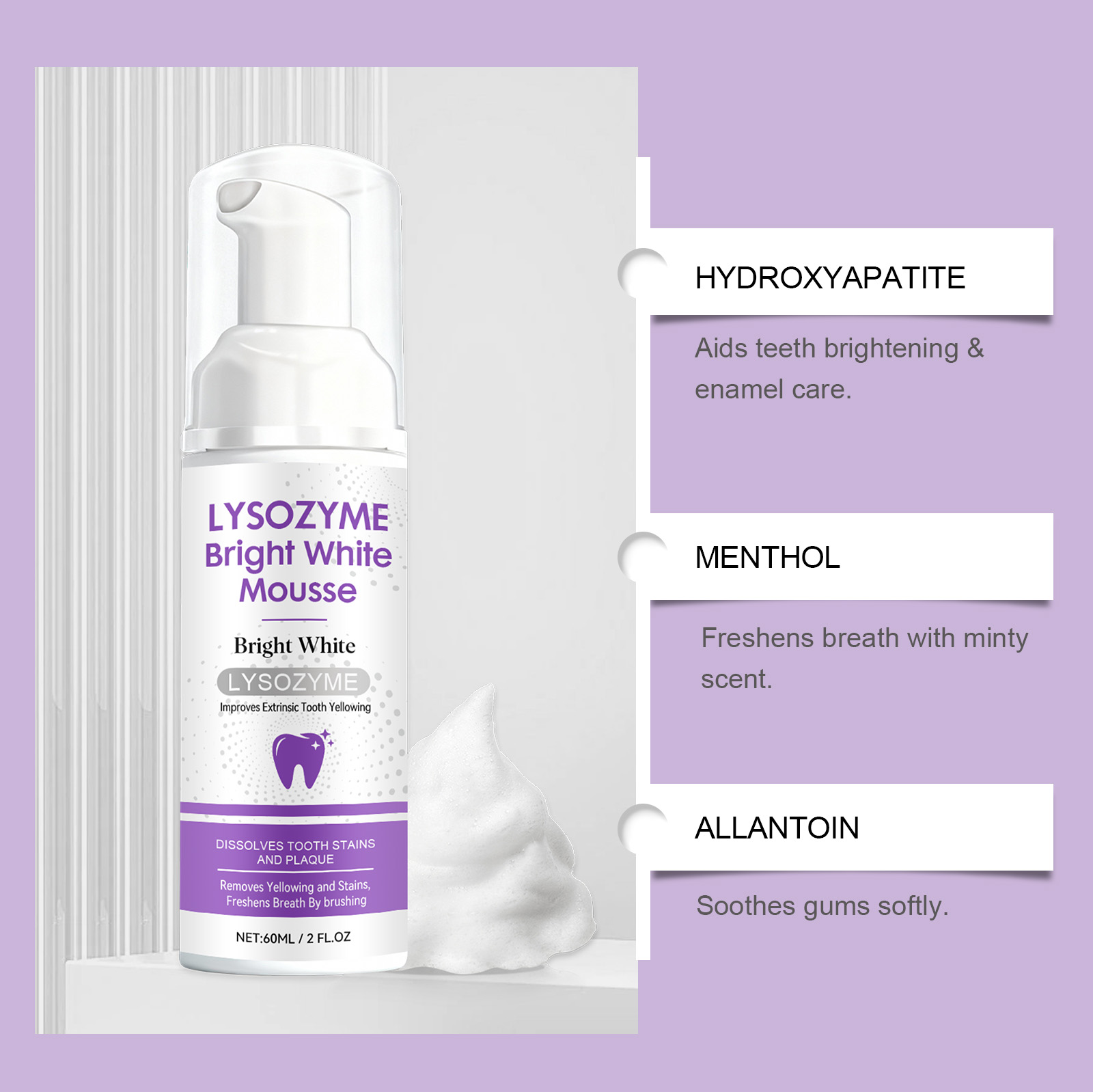 Hydroxyapatite White Teeth Mou - огляд і ціна Hydroxyapatite Toothpaste