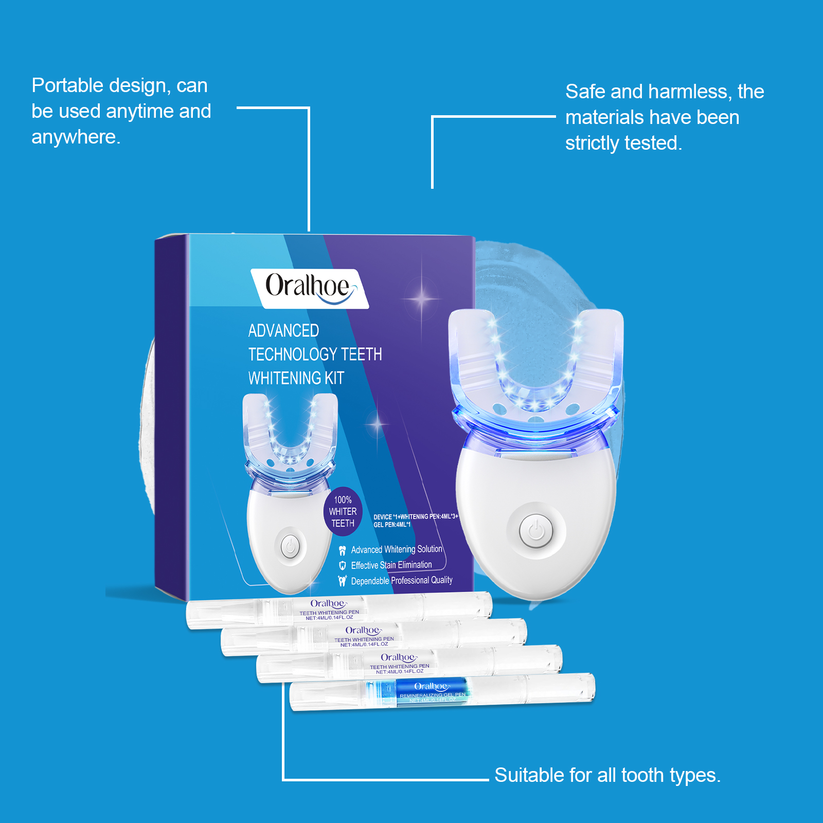 Professional Teeth Whitening L - огляд і ціна Teeth Whitening Kit With Light