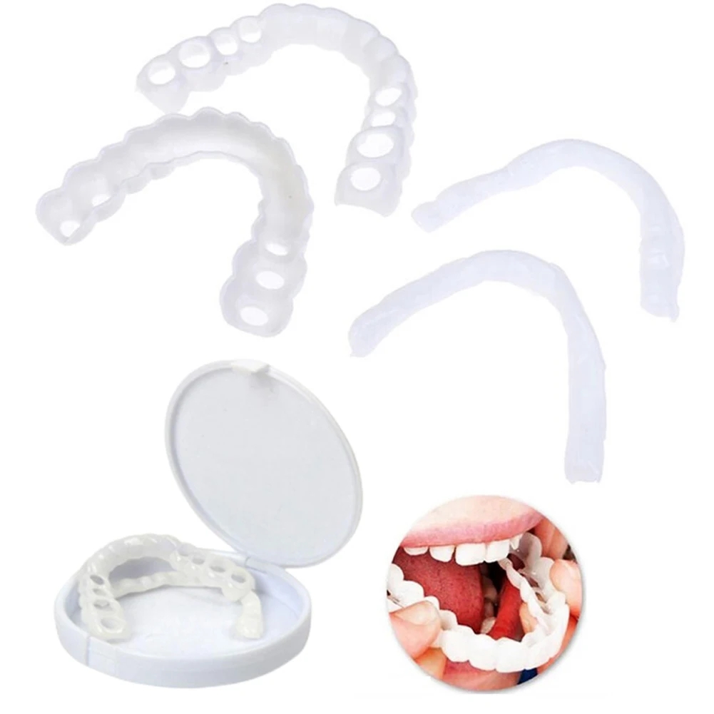 New Reusable Temporary False T - огляд і ціна Teeth Whitening Uneven