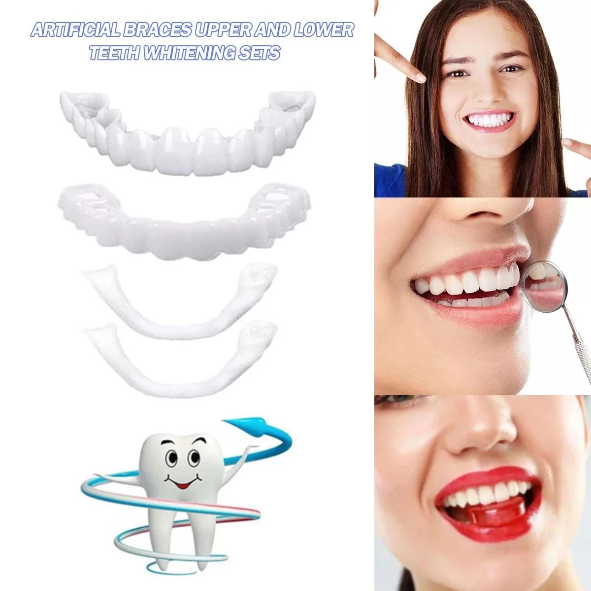 New Reusable Temporary False T - огляд і ціна Teeth Whitening Uneven