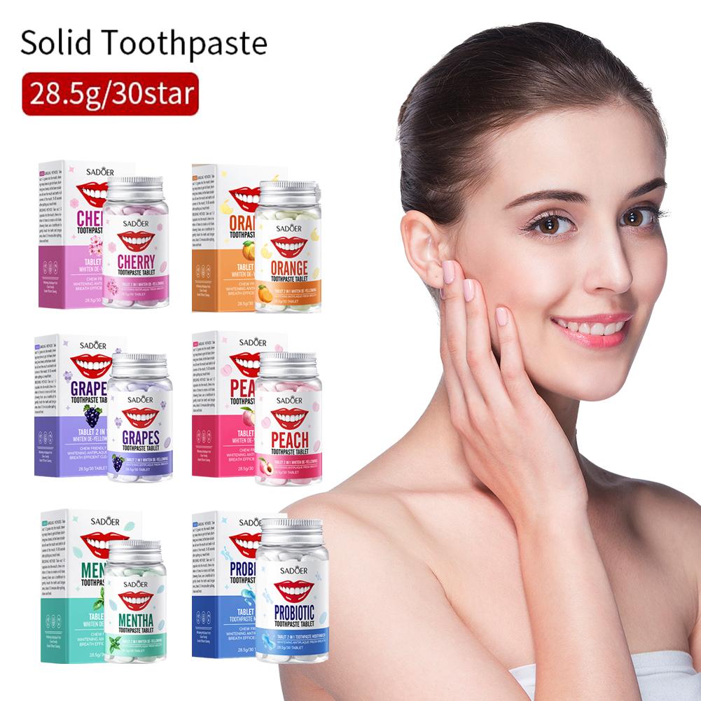 Mint Solid Toothpaste Tablets  - огляд і ціна Teeth Whitening Cream